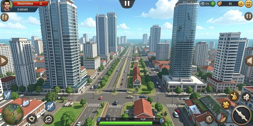 Tampilan antarmuka utama yang menarik dan user-friendly.