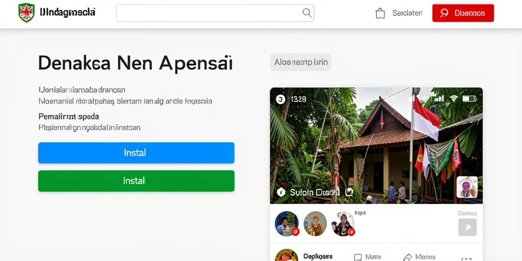 Tampilan menu utama H89 yang menarik dan mudah dinavigasi.