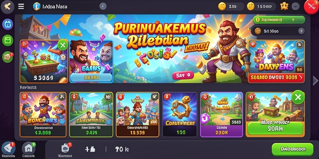 Tampilan antarmuka yang menarik dan user-friendly.