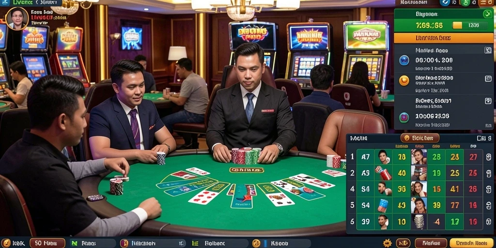 Tampilan menarik dari pilihan mesin slot yang tersedia.